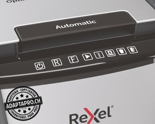 Destructeur de documents REXEL&reg; Optimum AutoFeed+ 100M - s&eacute;curit&eacute; P5