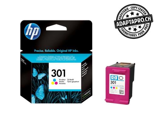 Cartouches d'encre/t&ecirc;tes d'impression HP - 301 - couleurs