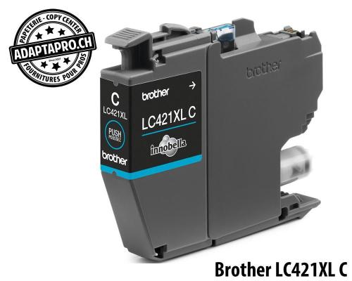 Cartouches d'encre/t&ecirc;tes d'impression BROTHER - LC-421 XL C - Cyan