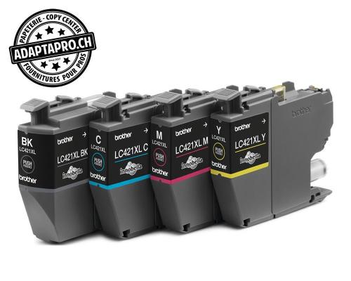 Cartouches d'encre/têtes d'impression BROTHER - LC-421 XL Value Pack