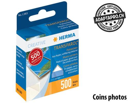 Coins photos HERMA Transparol - 500 pi&egrave;ces
