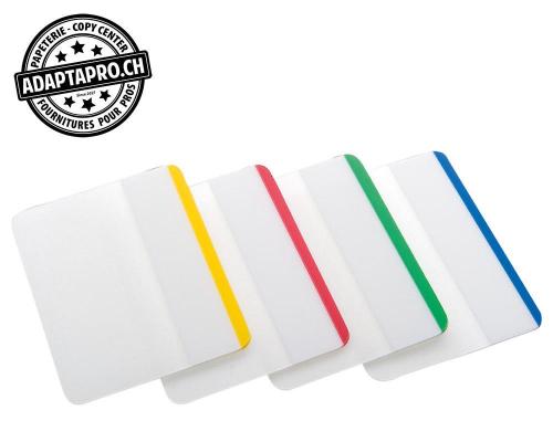 Post-it Index Strong Filing - cavaliers plats - 4 couleurs * 6 pièces