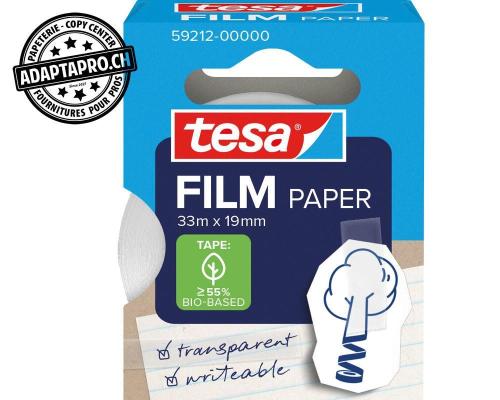 Ruban adhésif TESA Film paper - 19mm * 33m - 1 rouleau
