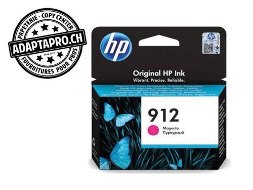Cartouches d'encre/t&ecirc;tes d'impression HP - 912 - magenta