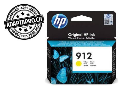 Cartouches d'encre/t&ecirc;tes d'impression HP - 912 - jaune