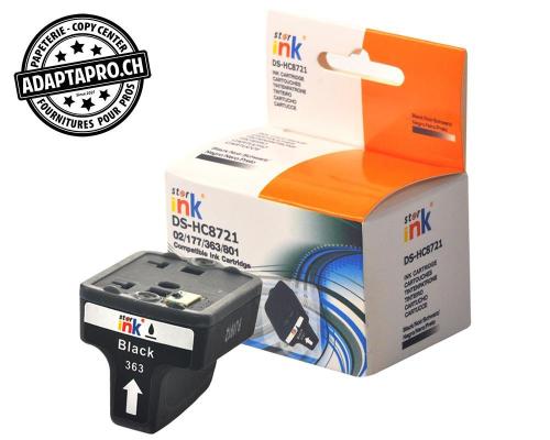 Cartouche d'encre compatible - HP 363 BK (HC8721) - Noir