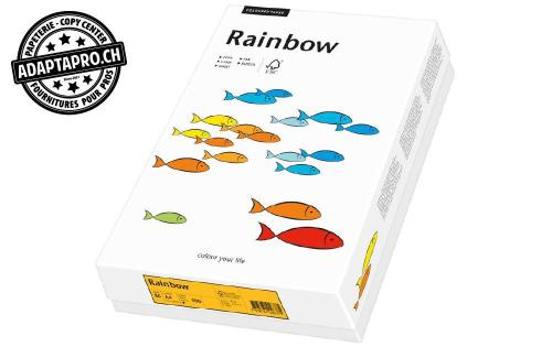 Papier &agrave; copier couleur RAINBOW - A4 80g - orange moyen - 500 feuilles