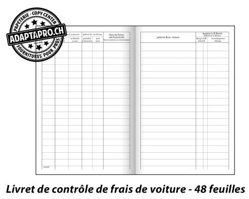 Contrôle frais de voiture FAVORIT - DE/FR - 12x18cm - 48 feuilles