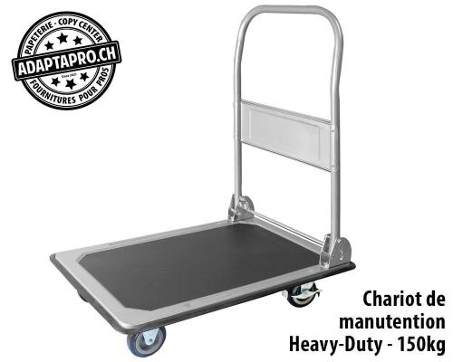 Chariot de manutention AdaptaPro - 47x82x74cm - charge lourde 150 kg