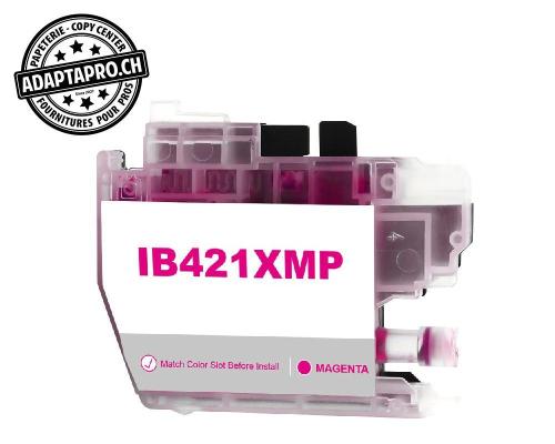 Cartouche d'encre compatible - BROTHER - LC-421 XL M - Magenta