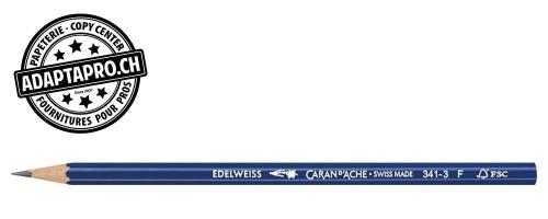 Crayon graphite CARAN D'ACHE 341 Edelweiss - F - bleu