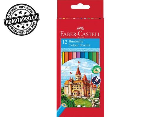 Crayons de couleur FABER-CASTELL Classic - 12 couleurs