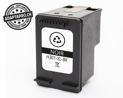 Cartouche d'encre compatible - HP 301XL BK, CH563 - Noir