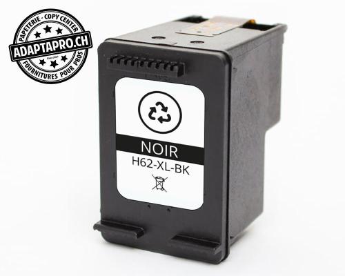 Cartouche d'encre compatible - HP 62XL - noir