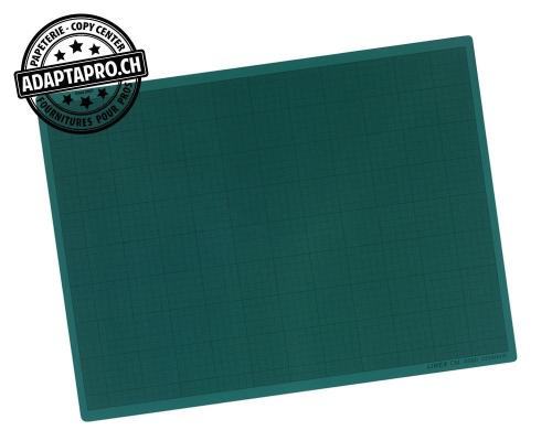 Outil - Tapis de d&eacute;coupe auto-cicatrisant - LINEX - 60x45cm - vert