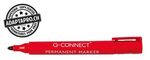 Marqueur permanent Q-CONNECT pointe ogive - 2-3mm - rouge