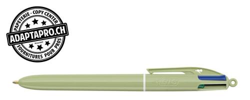 Stylo bille quatre couleurs BIC 4 Colours - Mineral Tones - Vert