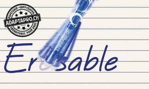 Roller Q-CONNECT - effa&ccedil;able - 0.7mm - vert