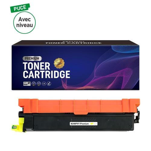 Cartouche de toner compatible - Brother TN-248 Y - Yellow (1'000 feuilles)