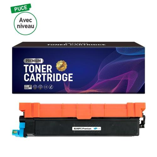 Cartouche de toner compatible - Brother TN-248 C - Cyan (1'000 feuilles)